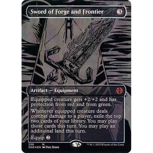 Phyrexia: All Will Be One - 359 - Sword of Forge and Frontier - Mythic - C - Foil