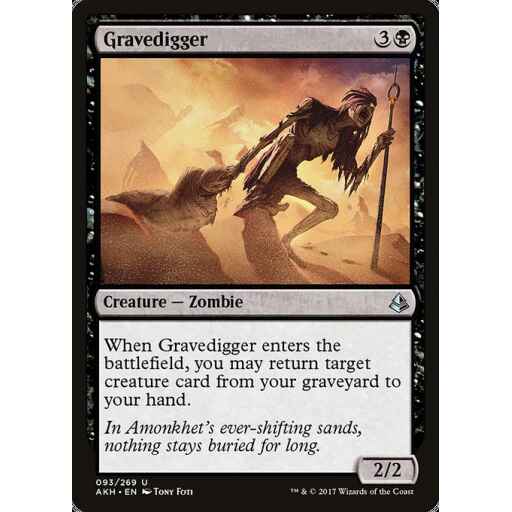Amonkhet - 93 - Gravedigger - Uncommon - B - Non-foil