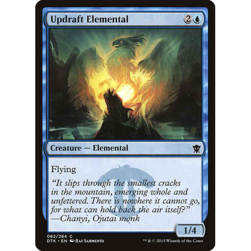 Dragons of Tarkir - 82 - Updraft Elemental - Common - U - Non-foil