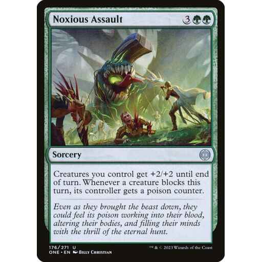 Phyrexia: All Will Be One - 176 - Noxious Assault - Uncommon - G - Non-foil