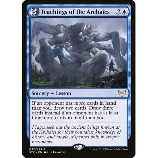 Strixhaven: School of Mages - 57 - Teachings of the Archaics - Rare - U - Non-foil