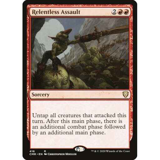 Commander Legends - 416 - Relentless Assault - Rare - R - Non-foil