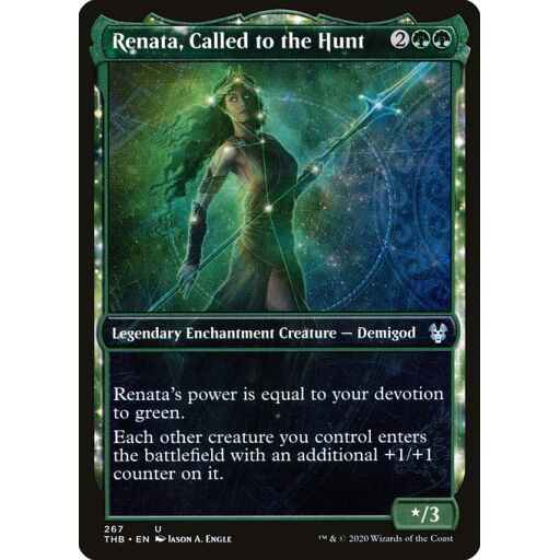 Theros Beyond Death - 267 - Renata, Called to the Hunt - Uncommon - G - Foil