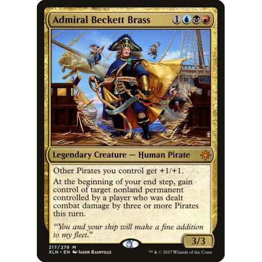 Ixalan - 217 - Admiral Beckett Brass - Mythic - Multi - Non-foil