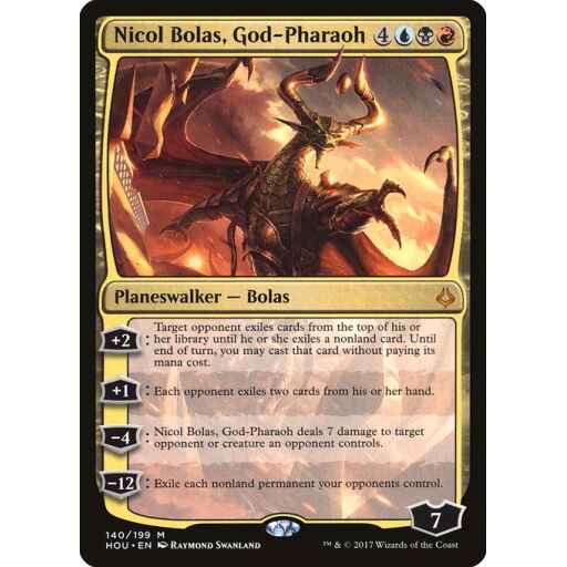 Hour of Devastation - 140 - Nicol Bolas, God-Pharaoh - Mythic - Multi - Non-foil