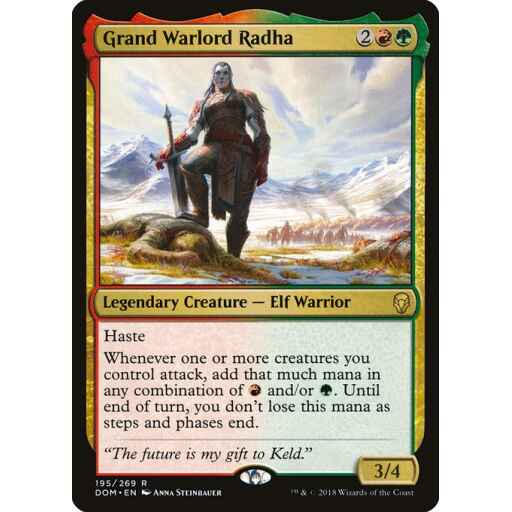 Dominaria - 195 - Grand Warlord Radha - Rare - RG - Non-foil