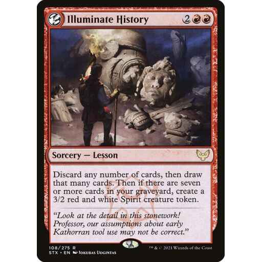 Strixhaven: School of Mages - 108 - Illuminate History - Rare - R - Non-foil