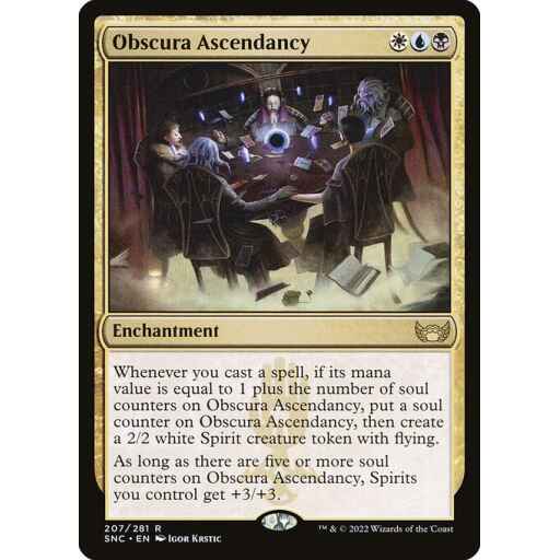 Streets of New Capenna - 207 - Obscura Ascendancy - Rare - Multi - Non-foil