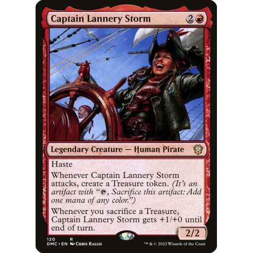 Dominaria United Commander - 120 - Captain Lannery Storm - Rare - R - Non-foil