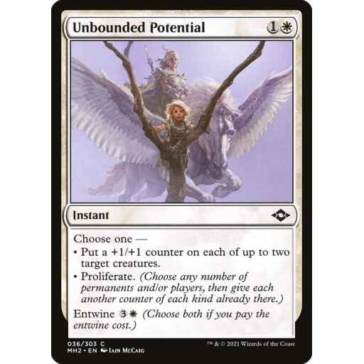 Modern Horizons 2 - 36 - Unbounded Potential - Common - W - Non-foil