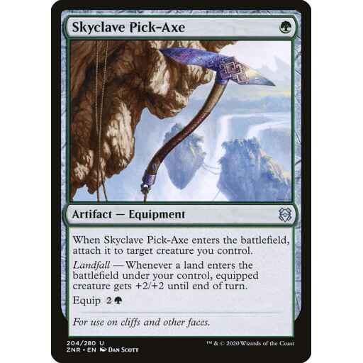 Zendikar Rising - 204 - Skyclave Pick-Axe - Uncommon - G - Non-foil