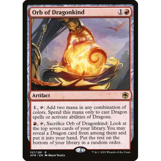 Adventures in the Forgotten Realms - 157 - Orb of Dragonkind - Rare - R - Non-foil