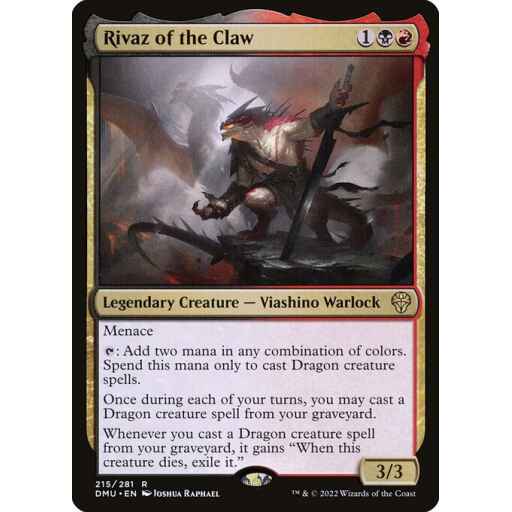 Dominaria United - 215 - Rivaz of the Claw - Rare - BR - Non-foil