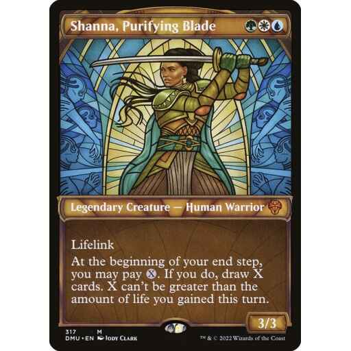 Dominaria United - 317 - Shanna, Purifying Blade - Mythic - Multi - Foil