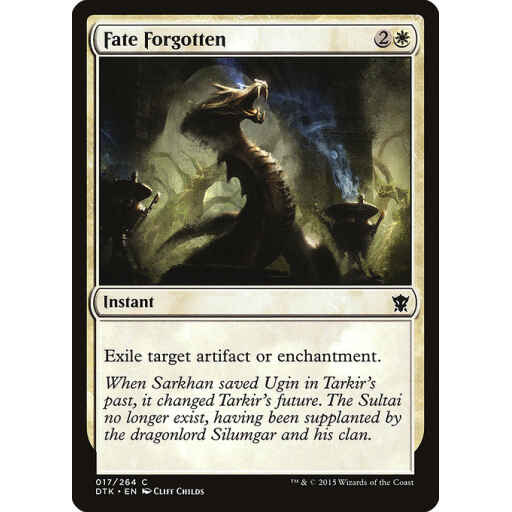Dragons of Tarkir - 17 - Fate Forgotten - Common - W - Non-foil