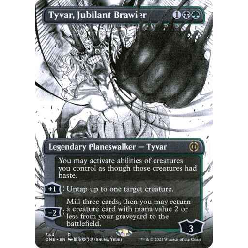 Phyrexia: All Will Be One - 344 - Tyvar, Jubilant Brawler - Rare - BG - Non-foil