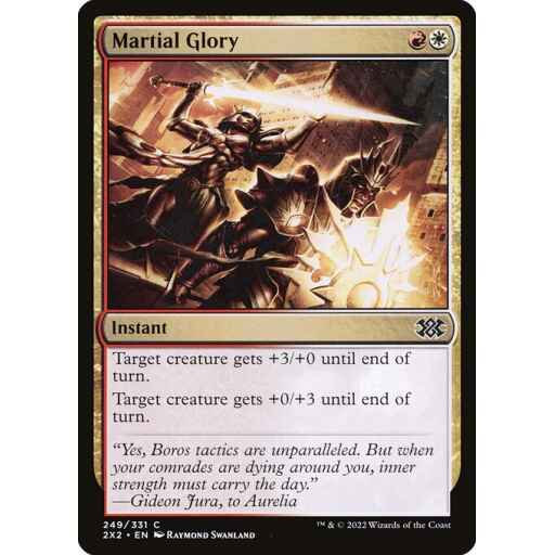 Double Masters 2022 - 249 - Martial Glory - Common - WR - Foil