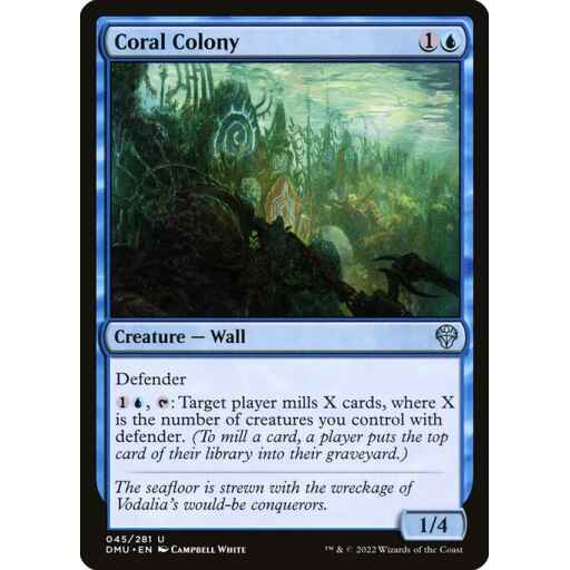 Dominaria United - 45 - Coral Colony - Uncommon - U - Non-foil