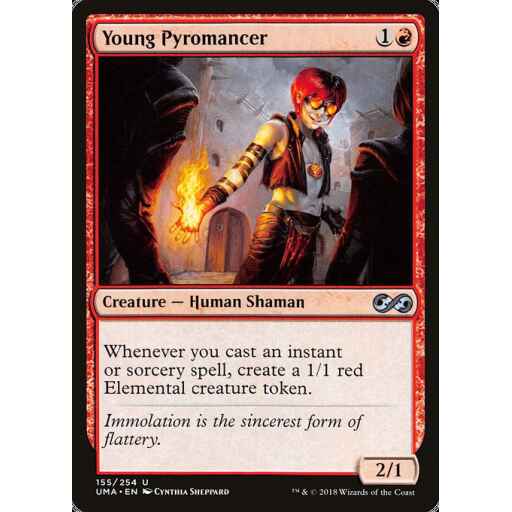 Ultimate Masters - 155 - Young Pyromancer - Uncommon - R - Non-foil