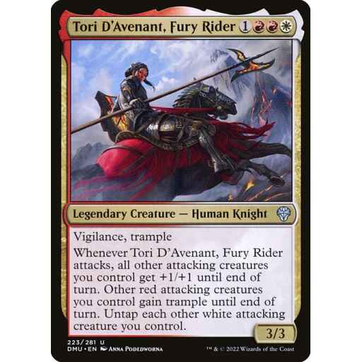Dominaria United - 223 - Tori D'Avenant, Fury Rider - Uncommon - WR - Non-foil