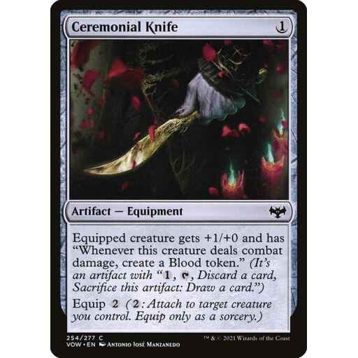 Innistrad: Crimson Vow - 254 - Ceremonial Knife - Common - C - Non-foil