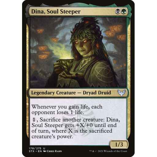Strixhaven: School of Mages - 178 - Dina, Soul Steeper - Uncommon - BG - Non-foil