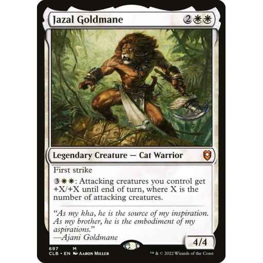 Commander Legends: Battle for Baldur's Gate - 697 - Jazal Goldmane - Mythic - W - Non-foil