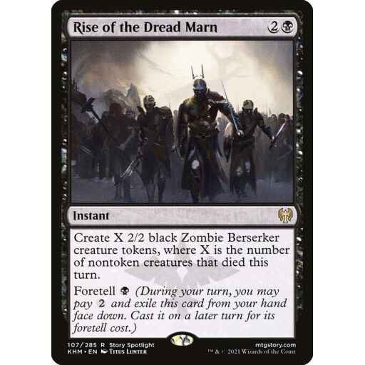 Kaldheim - 107 - Rise of the Dread Marn - Rare - B - Non-foil
