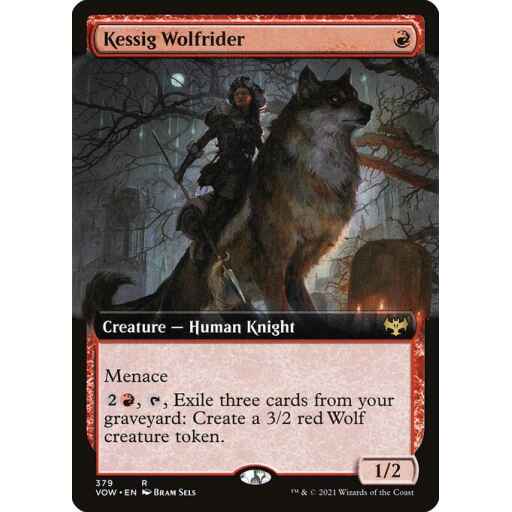 Innistrad: Crimson Vow - 379 - Kessig Wolfrider - Rare - R - Foil
