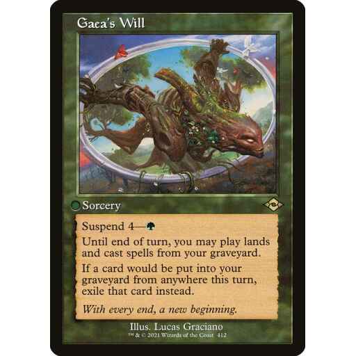 Modern Horizons 2 - 412 - Gaea's Will - Rare - G - Non-foil