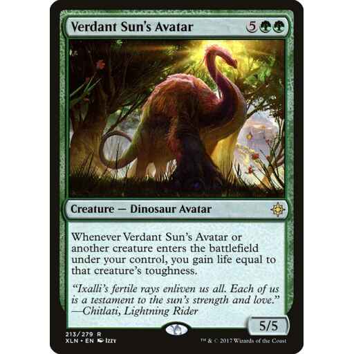 Ixalan - 213 - Verdant Sun's Avatar - Rare - G - Non-foil