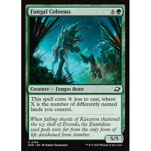 Edge of Eternities - 184 - Fungal Colossus - Common - G - Non-foil