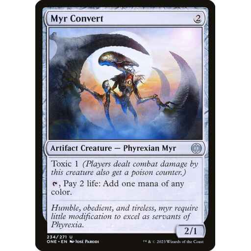 Phyrexia: All Will Be One - 234 - Myr Convert - Uncommon - C - Foil