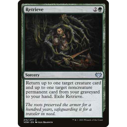 Innistrad: Crimson Vow - 215 - Retrieve - Uncommon - G - Non-foil