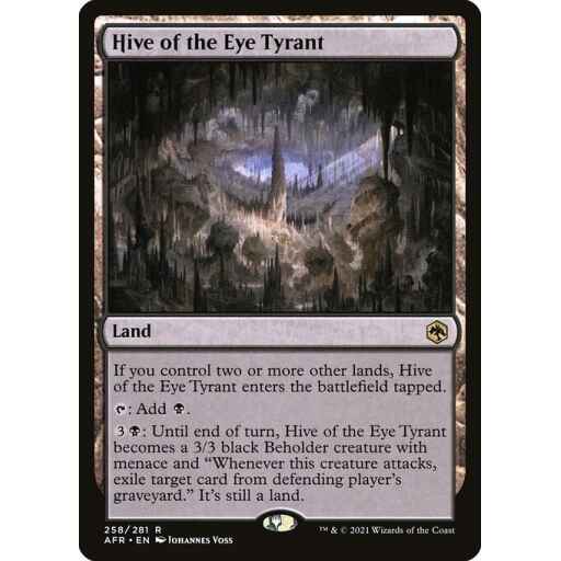 Adventures in the Forgotten Realms - 258 - Hive of the Eye Tyrant - Rare - C - Non-foil