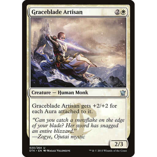 Dragons of Tarkir - 20 - Graceblade Artisan - Uncommon - W - Non-foil
