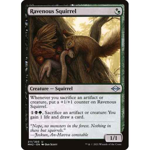 Modern Horizons 2 - 211 - Ravenous Squirrel - Uncommon - BG - Non-foil