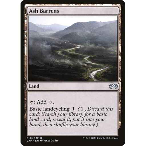 Double Masters - 310 - Ash Barrens - Uncommon - C - Non-foil