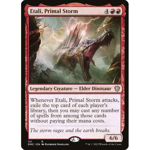 Dominaria United Commander - 121 - Etali, Primal Storm - Rare - R - Non-foil