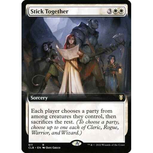 Commander Legends: Battle for Baldur's Gate - 611 - Stick Together - Rare - W - Non-foil