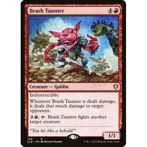 Commander Legends: Battle for Baldur's Gate - 782 - Brash Taunter - Rare - R - Non-foil