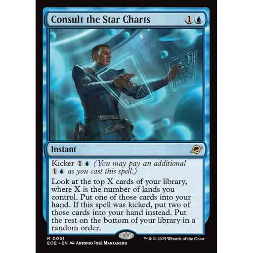 Edge of Eternities - 51 - Consult the Star Charts - Rare - U - Non-foil