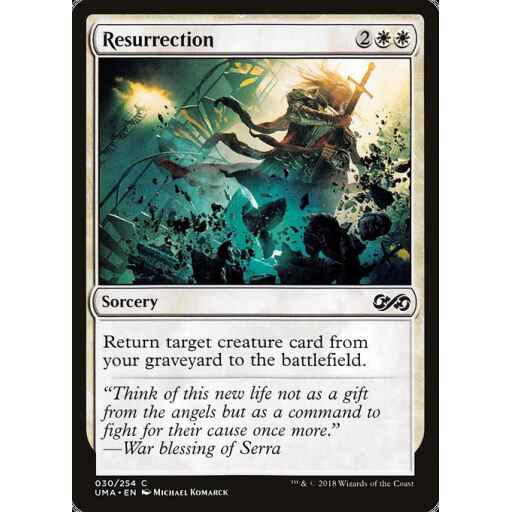 Ultimate Masters - 30 - Resurrection - Common - W - Non-foil