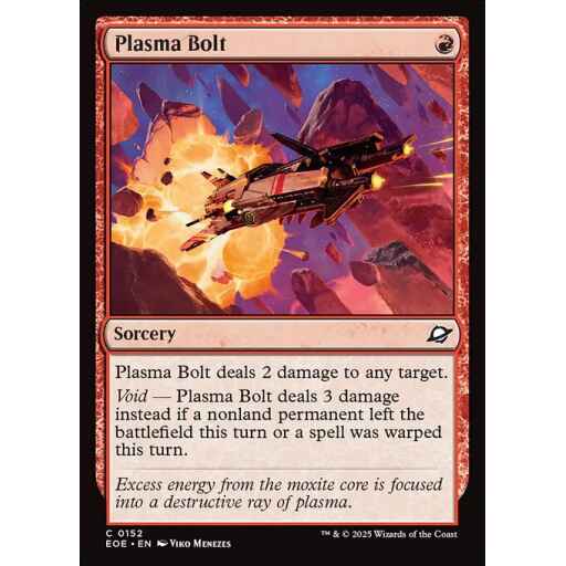 Edge of Eternities - 152 - Plasma Bolt - Common - R - Foil