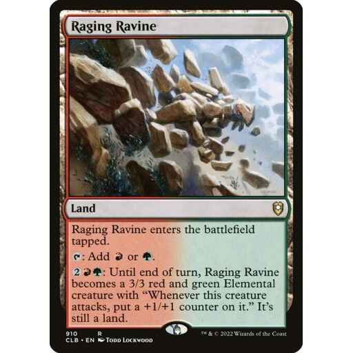 Commander Legends: Battle for Baldur's Gate - 910 - Raging Ravine - Rare - C - Non-foil