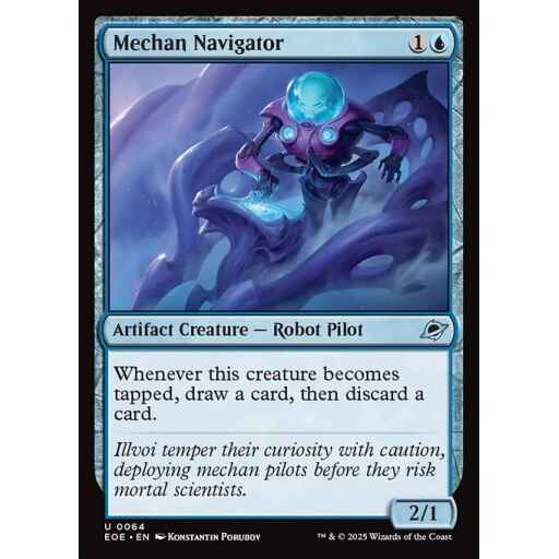 Edge of Eternities - 64 - Mechan Navigator - Uncommon - U - Foil