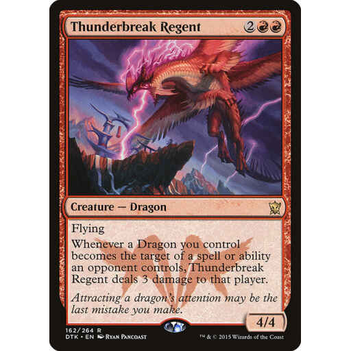 Dragons of Tarkir - 162 - Thunderbreak Regent - Rare - R - Non-foil