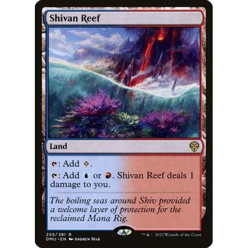 Dominaria United - 255 - Shivan Reef - Rare - C - Non-foil