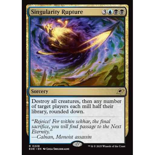 Edge of Eternities - 228 - Singularity Rupture - Rare - UB - Non-foil