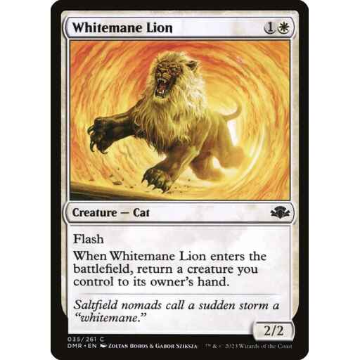Dominaria Remastered - 35 - Whitemane Lion - Common - W - Non-foil